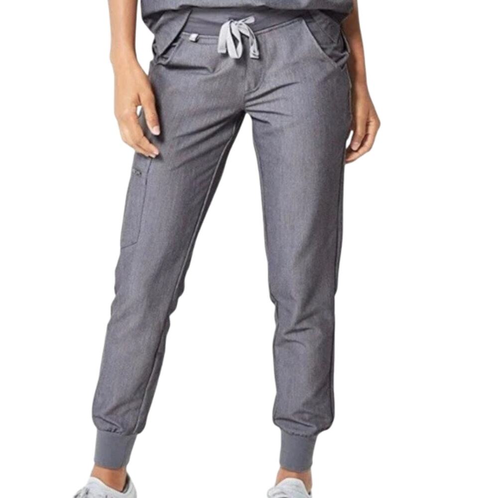 FIGS Zamora Jogger Scrub Pants Women's XL Graphite Gray PO 1683 Standard Rise - Picture 1 of 15